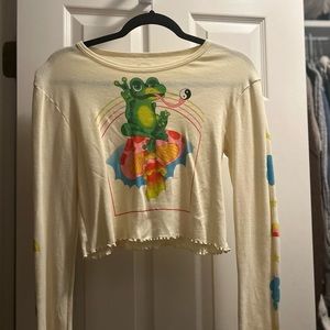 PacSun frog crop top